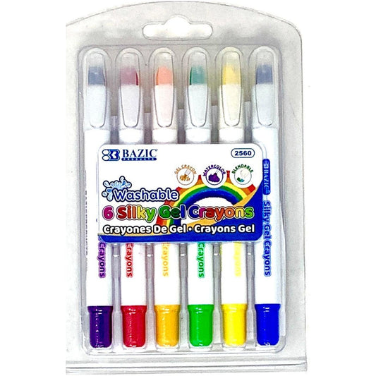 6 Color Silky Gel Crayon