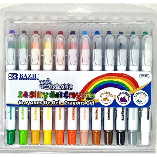 24 Color Silky Gel Crayon