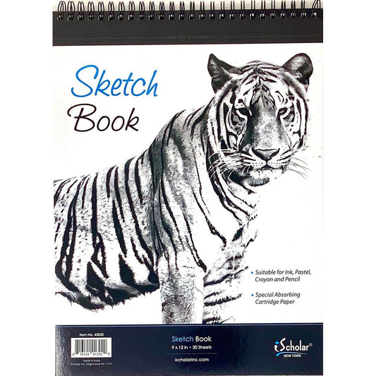 LIBRETA DIBUJO ESPIRAL 9 X 12 30 PG