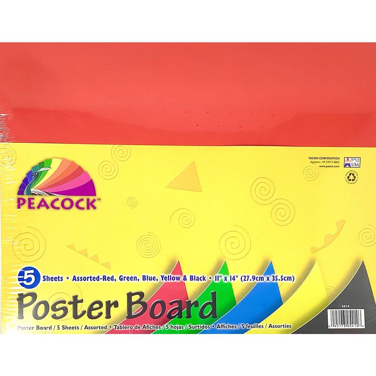 POSTER BOARD COLORS 11" X 14" PQ.5