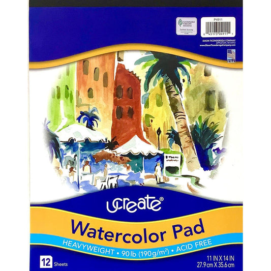 LIBRETA ACUARELAS WATERCOLOR 11X14 12-PG