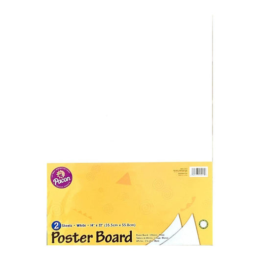 POSTER BOARD 14X22 WHITE 2 EA