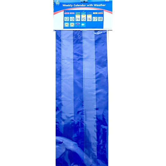 Weekly Calendar with Weather Pocket Chart 105pcs