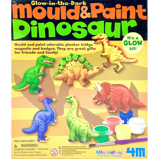 GLOW MOULD & PAINT DINOSAUR