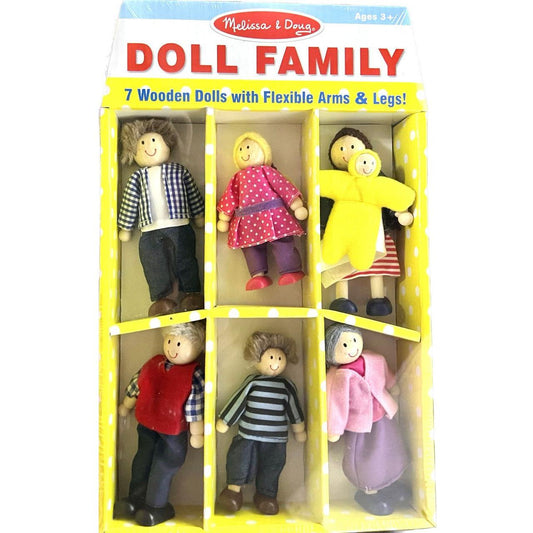 Wooden Doll Family