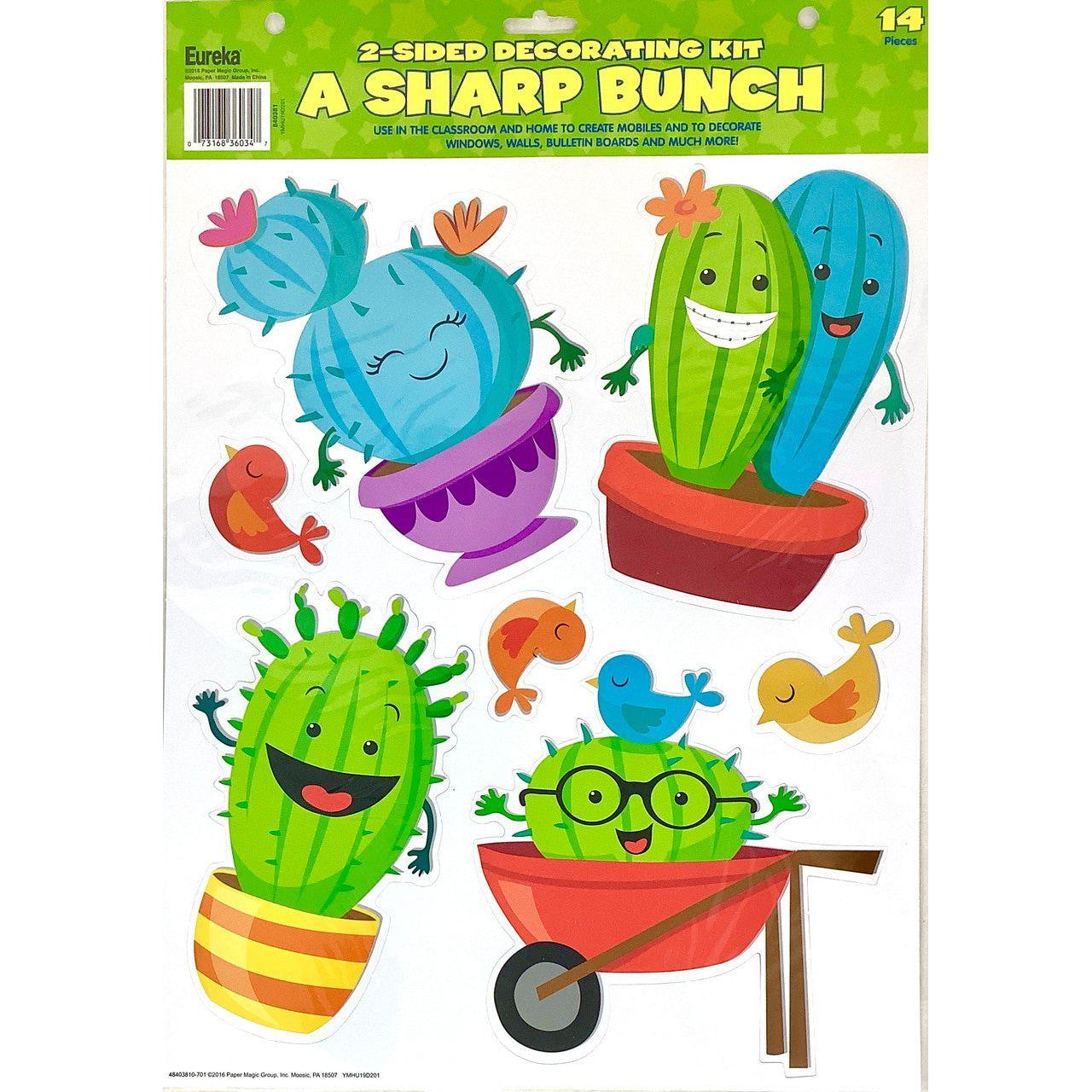 A SHARP BUNCH 2 SIDED DECORATIONS