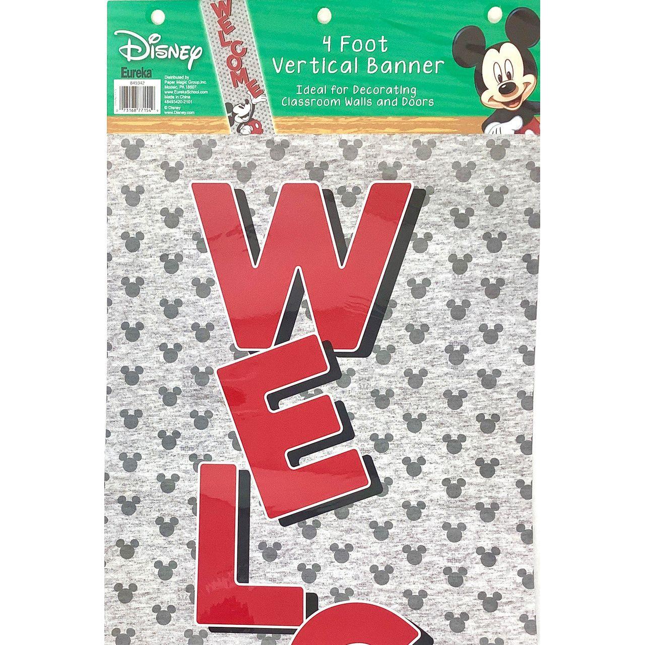 Mickey Mouse Throwback Welcome Vertical Banner