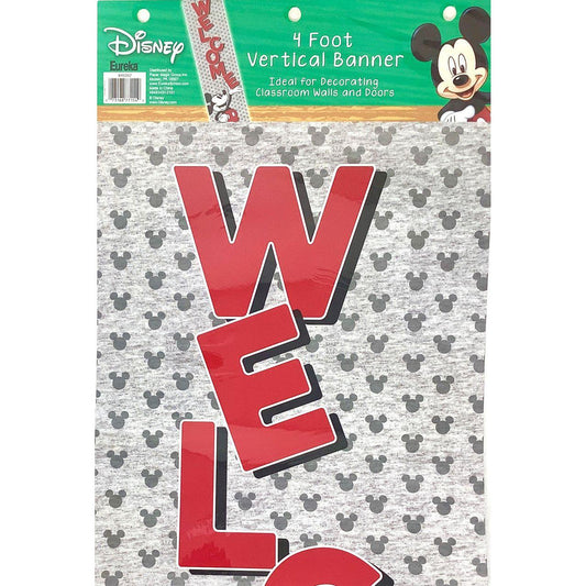 Mickey Mouse Throwback Welcome Vertical Banner