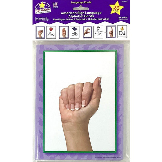 AMERICAN SIGN LENGUAGE ALPHABETH CARDS