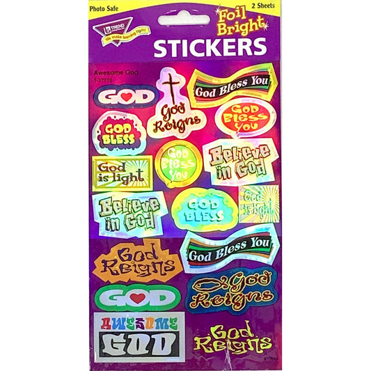 Awesome God Stickers