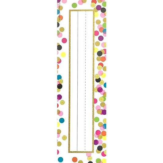 CONFETTI FLAT NAME PLATES
