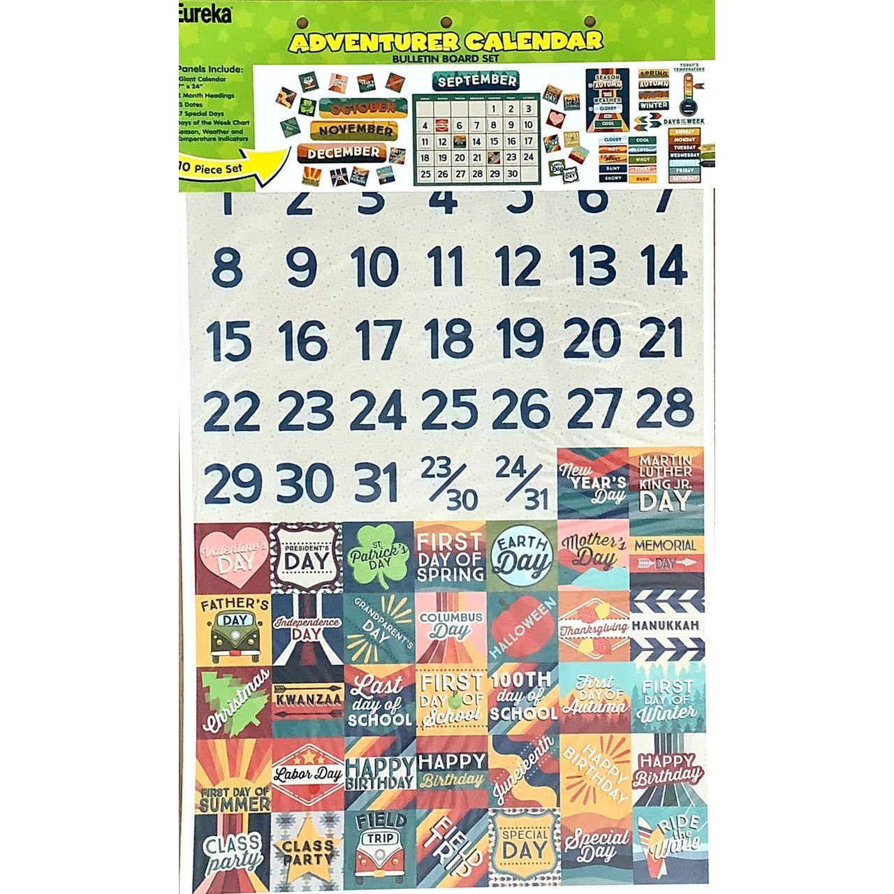 Adventurer Calendar Bulletin Board Set