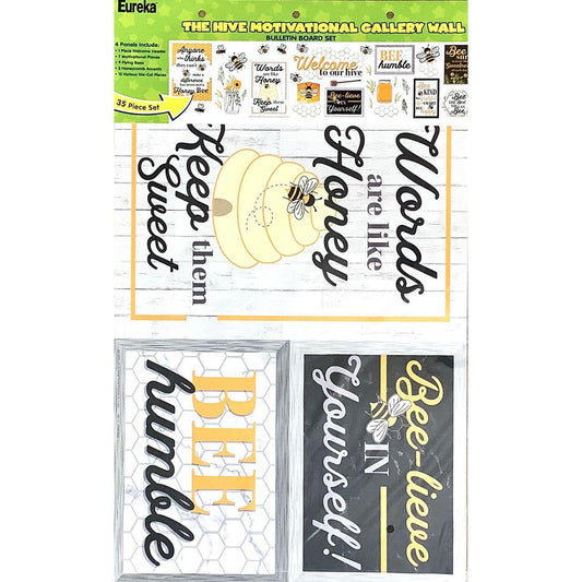 The Hive Motivational Gallery Wall Bulletin Board