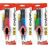 CHAMP MECH PENCIL .9 W/LEAD 2 PK