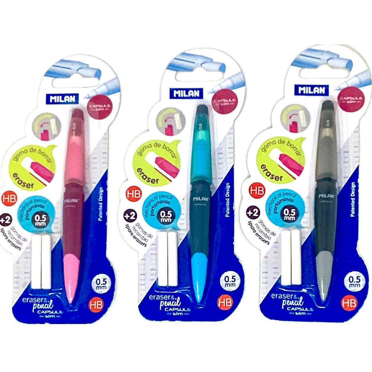 ERASER & PENCIL CAPSULE SLIM 0.5MM