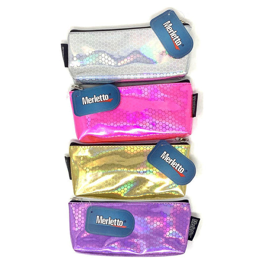 CARTUCHERA ESCOLAR COLORES METALICOS