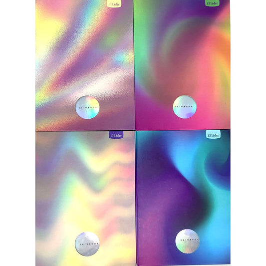 Libreta Cosida Dura Rainbow 200 PG