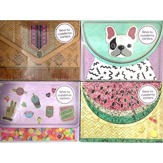 Libreta Cosida Dura My Bag Pequena 200 PG