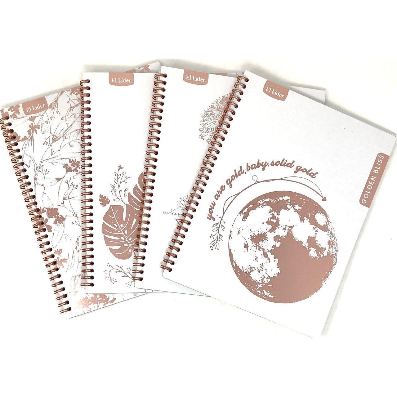 Libreta Espiral Golden Bliss 160 PG