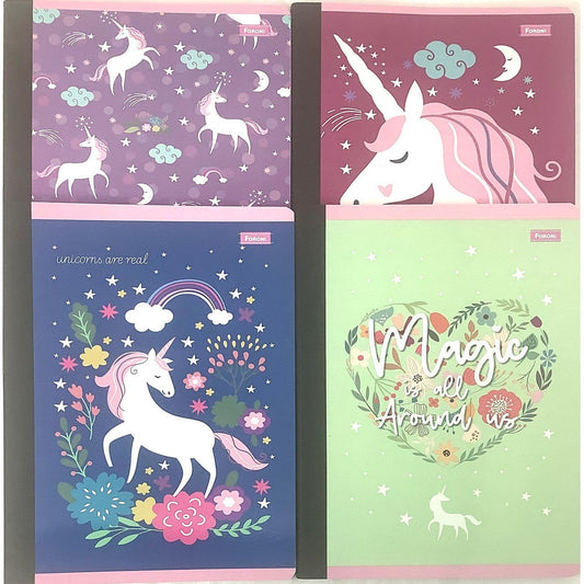 LIBRETA TAPA FLEXIBLE UNICORN