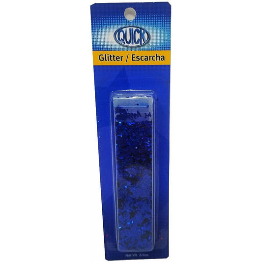 GLITTER FINE BLUE 3/4 OZ