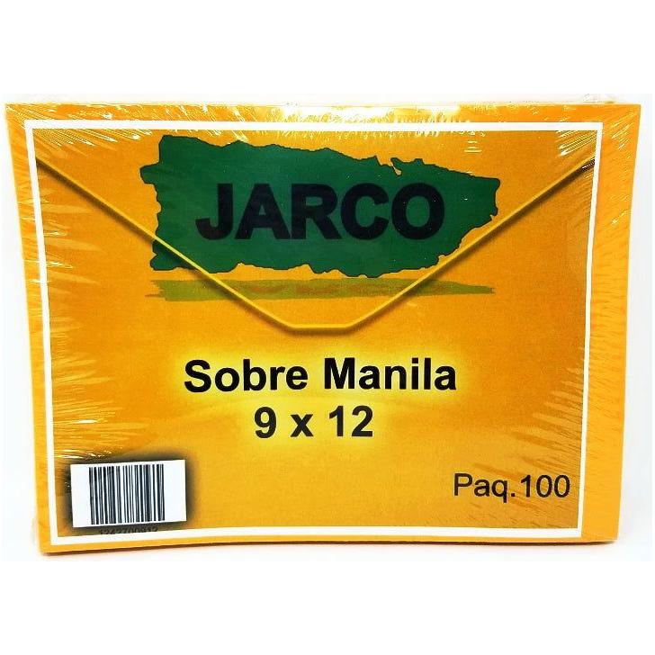 JR SOBRE MANILA 9 X 12 (PQ.100)
