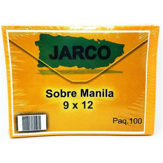 Sobre Manila 9 X 12 Pq. 100