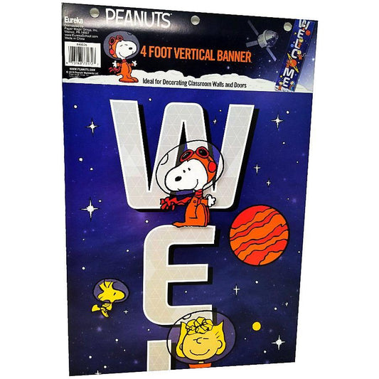 PEANUTS® NASA WELCOME VERTICAL BANNER