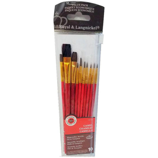 SABLE/CAMEL BRUSH SET PQ.10