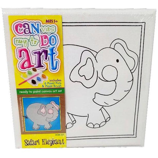 CANVAS CAN DO ART ELEPHANT 8 PC