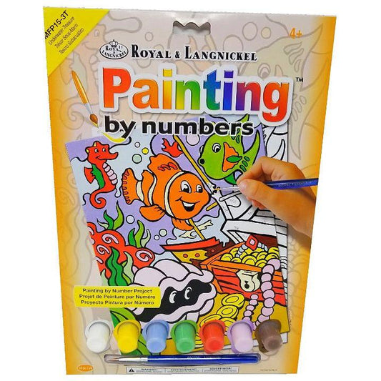 PAINTING BY NUMBERS UNDERWATER TREASURES 10 PC