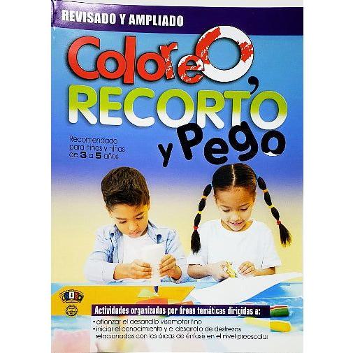 LIBRO COLOREO,RECORTO Y PEGO