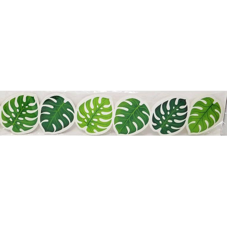 BORDER PALM PARADISE MONSTERA LEAVES