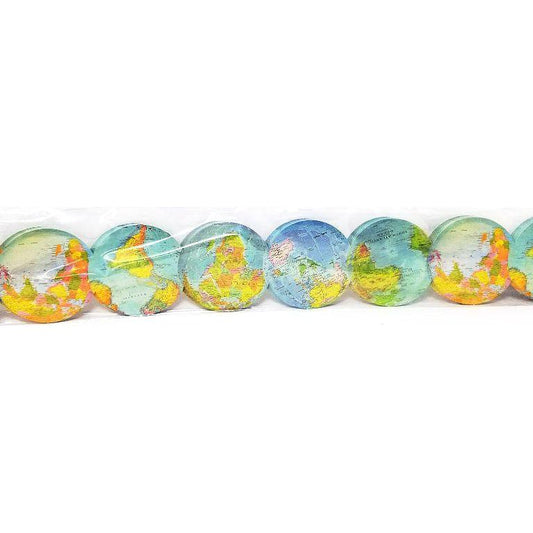 TRAVEL THE MAP GLOBES DIE-CUT BORDERS