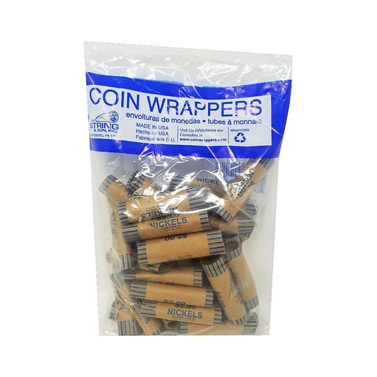 COIN WRAPPERS NICKELS .05
