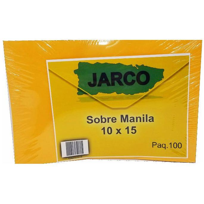 JR SOBRE MANILA 10 X 15 (PQ.100)