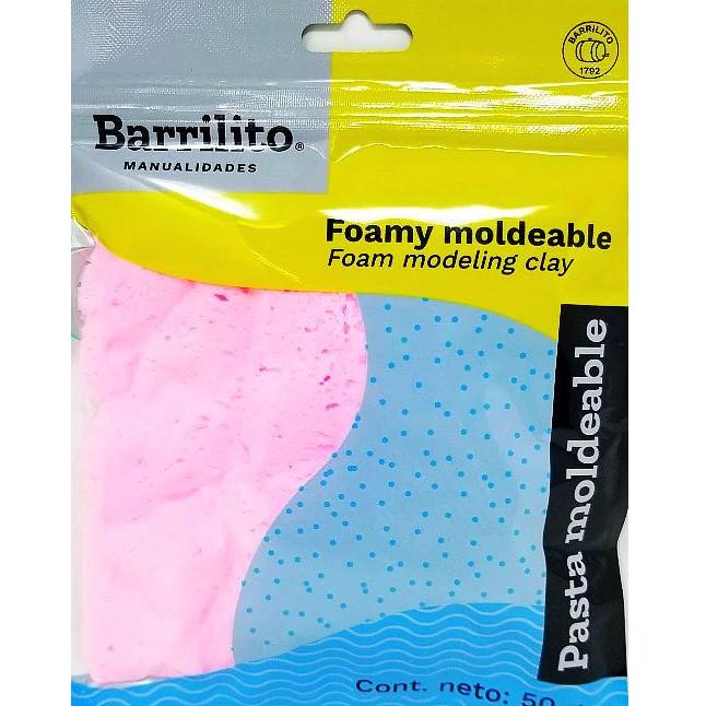 FOAM MOLDABLE COLOR PASTEL PINK 50GR