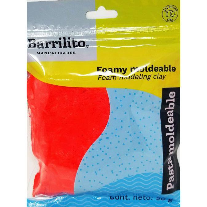 FOAM MOLDABLE COLOR RED 50GR