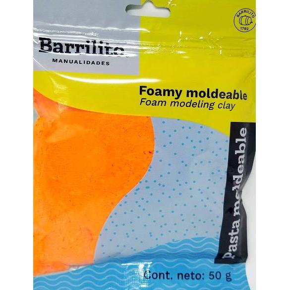 FOAM MOLDABLE COLOR ORANGE 50GR