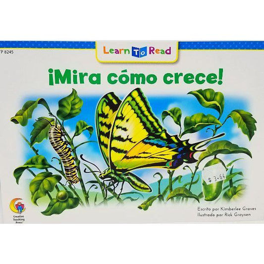 LEARN TO READ MIRA COMO CRECE LIBRO