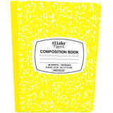 LIBRETA COSIDA MARMOLEADA AMARILLO 80HJ