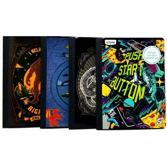 LIBRETA COSIDA SEMI ST 19 RAYADO 100HJS/200PAG