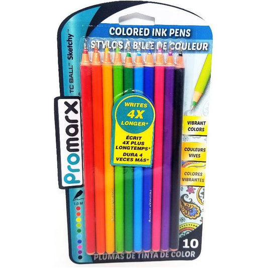 SKETCHY COLORED INK PEN ASSORTED COLORS