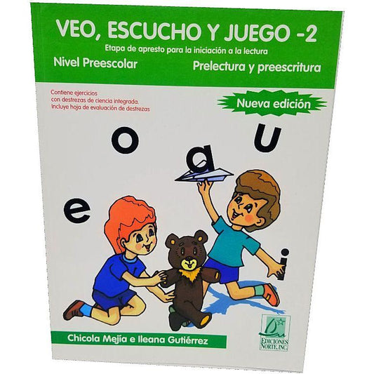 EN VEO, ESCUCHO Y JUEGO 2 PRE-LECTURA Y ESCRITURA