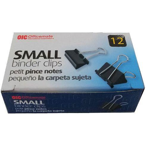 BINDER CLIPS SMALL 3/4" CJ.12