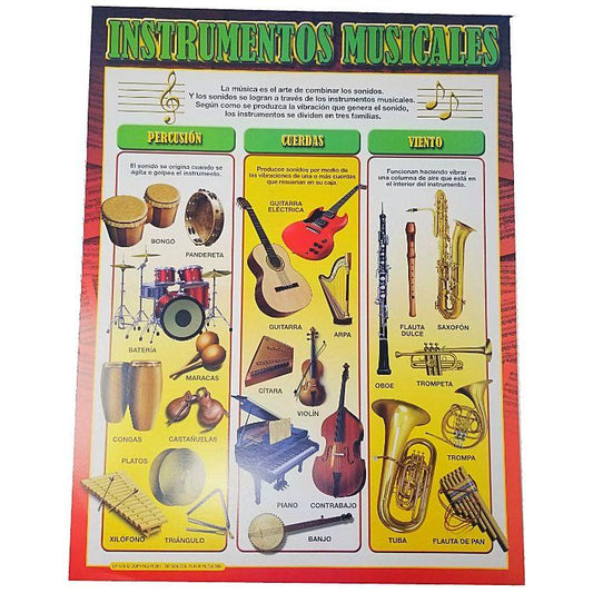 CARTEL INSTRUMENTOS MUSICALES