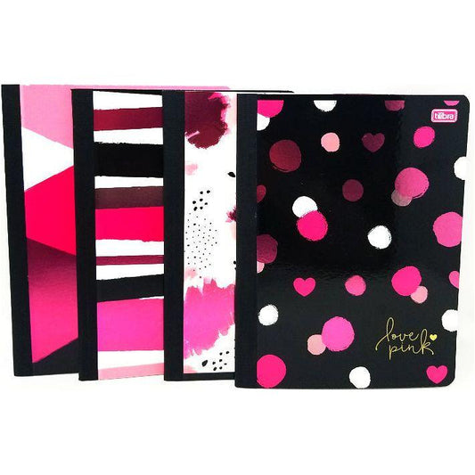 LIBRETA SEMIDURA LOVE PINK 200 PG