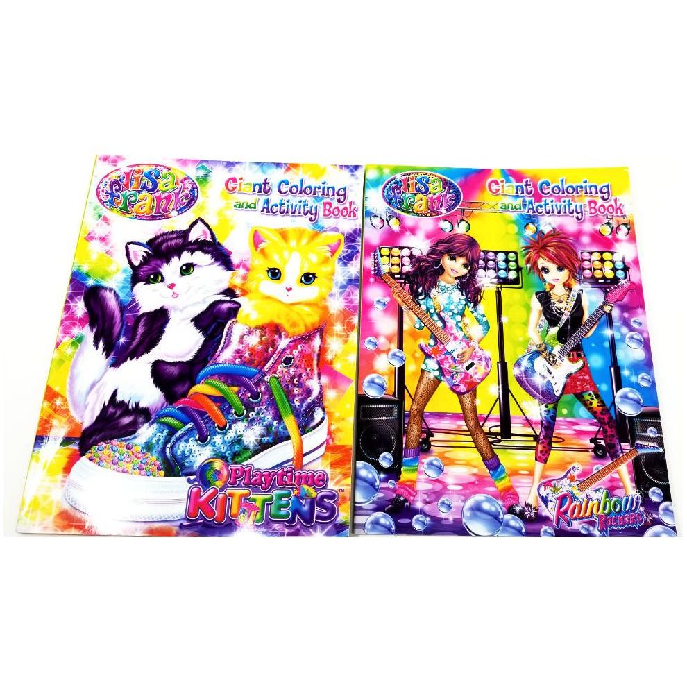 LISA FRANK GIANT JUMBO COLORING & ACTIVITY BOOK