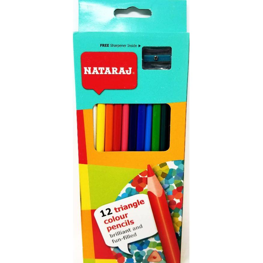 LAPIZ COLORES 12 LARGO TRIANGULAR