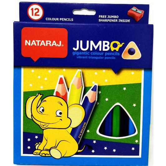 LAPIZ COL 12 JUMBO TRIANGULAR COLORES